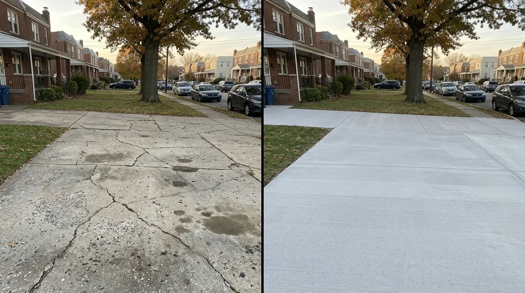 Best Time of Year to Pour Concrete in Baltimore, Maryland