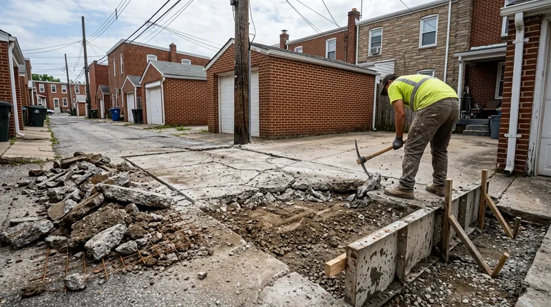 Concrete Removal & Replacement Baltimore