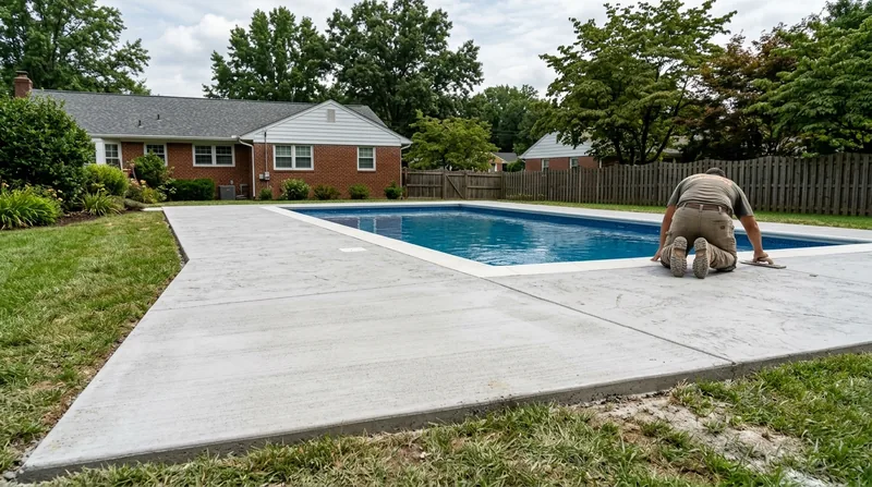 Concrete Pool Decks Baltimore